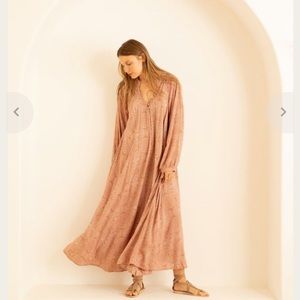 Natalie Martin Fiore short dress in Moraccan tile clay size S